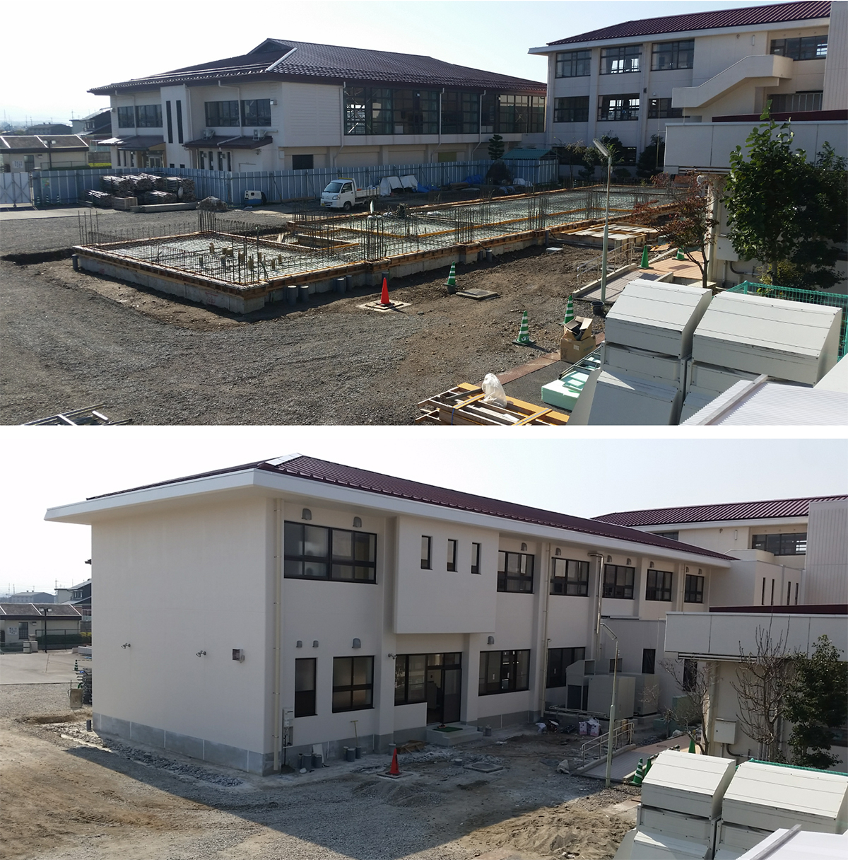 愛荘町立秦荘西小学校増築工事